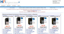 Desktop Screenshot of hfinformatique.be