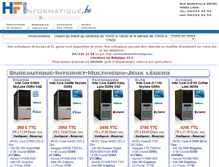 Tablet Screenshot of hfinformatique.be